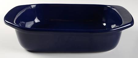 Indigo Blue 10" Rectangular Baker