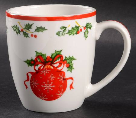 Holiday Celebrations (Red Trim) Mug