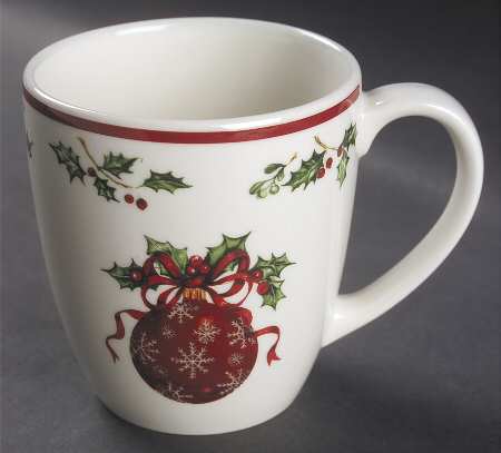 Holiday Celebrations (Red Trim) Mug