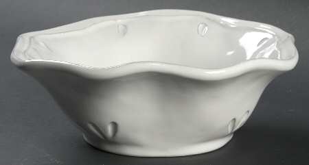 Rustica White Rim Soup Bowl