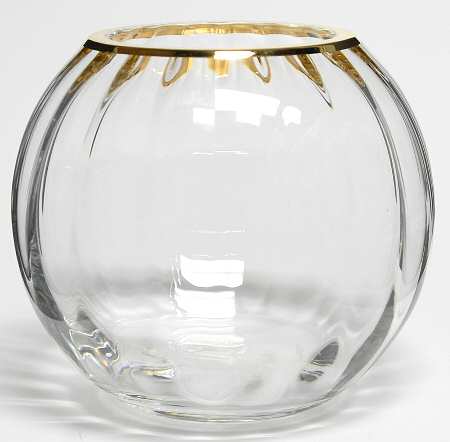 Optika Clear 4" Globe Vase