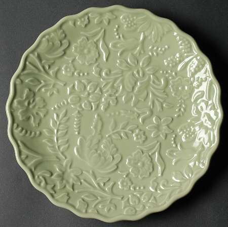 Josephine Green Salad/Dessert Plate