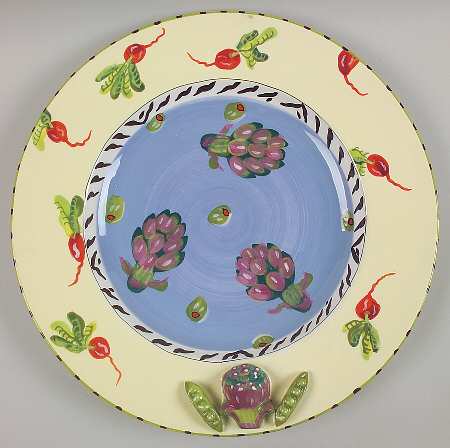 Veggie Salad 16" Chop Plate (Round Platter)