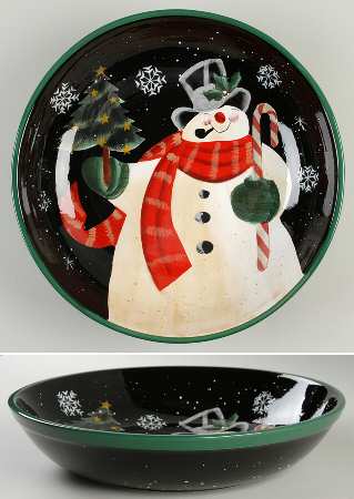 Mister Frosty 13" Pasta Serving Bowl