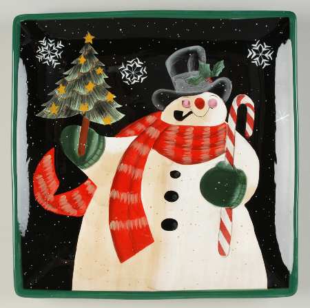 Mister Frosty 13" Square Serving Platter