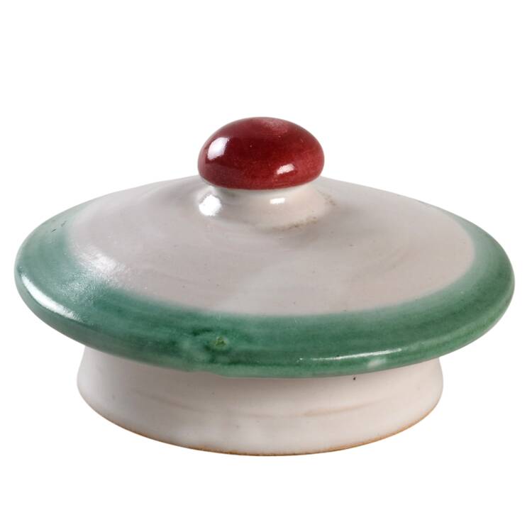 Campagna Chicken (Blue, Orange Dots) Lid for Teapot