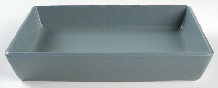 Cargo Slate Blue 11" Rectangular Baker