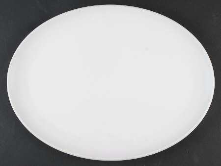 Cargo White 15" Oval Serving Platter