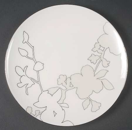 Silhouette Salad Plate