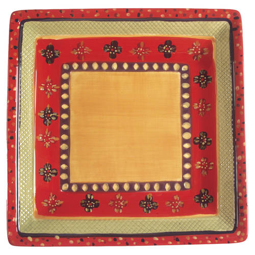 Rumba Square Dinner Plate