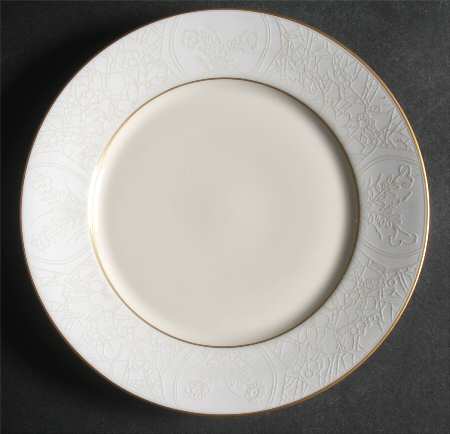 Hibiya Ivory and Bisque Dessert Luncheon Plate