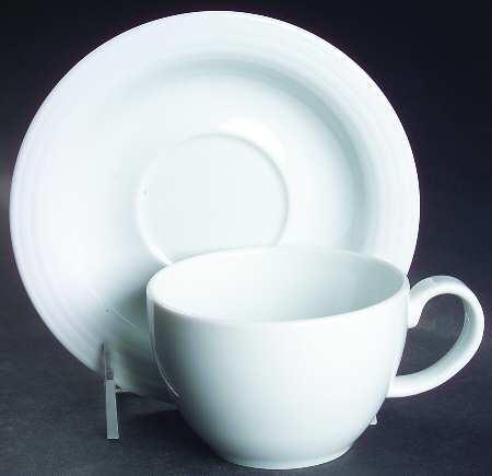 Duo Flat Cup & Saucer Set
