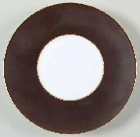 Horizon Satin Sepia (Gold Border) Bread & Butter Plate