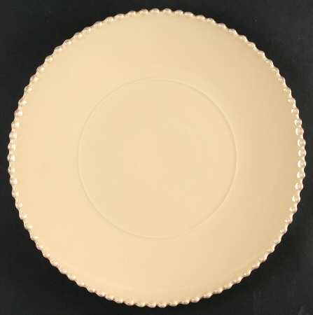 Pearl Cream Service Plate (Charger)