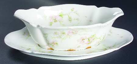 CHF1411 Gravy Boat & Underplate by Charles Field Haviland