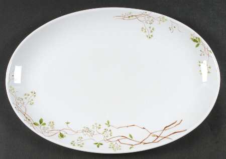 Verdant 13" Oval Serving Platter