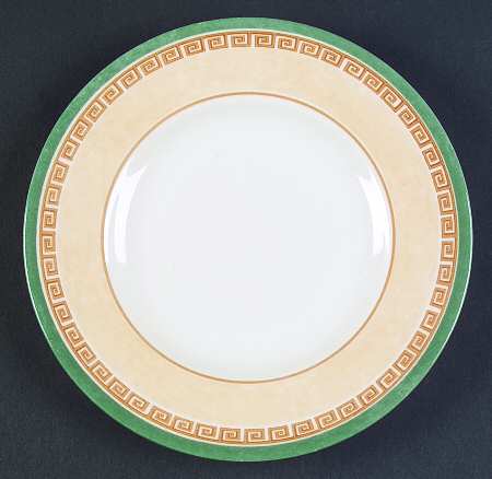 Greek Key Dessert/Pie Plate