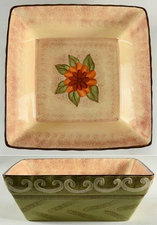 Tuscan 13" Square Vegetable Bowl