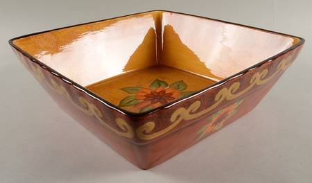 Tuscan 13" Square Vegetable Bowl