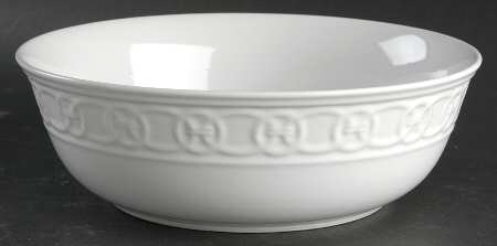 Links White 9" Round Vegetable Bowl