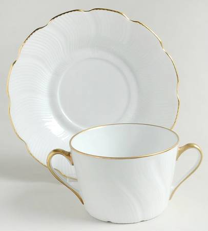 CMH5 Flat Cream Soup Bowl & Saucer Set