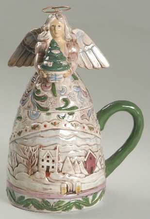 Angels Four Seasons Figural Mug & Lid