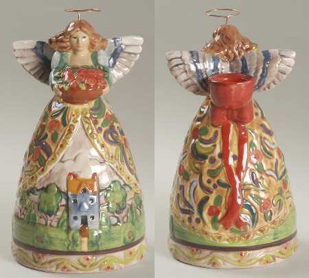 Angels Four Seasons Figural Candlestick