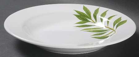 Culinary Herbs Large Rim Soup Bowl