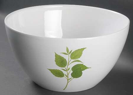 Culinary Herbs 11" Round Serving Bowl