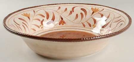 Roman Scrolls 14" Pasta Serving Bowl