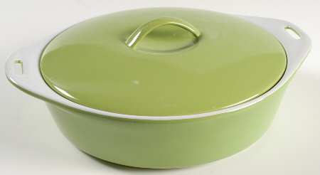 Bakeware Green 2 Qt Round Covered Casserole