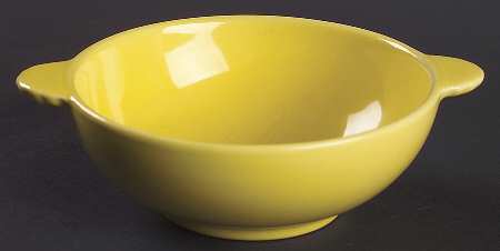 Rancho Bright Yellow (Glossy) Lugged Cereal Bowl by Catalina