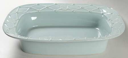 Meridian Blue 12" Rectangular Baker