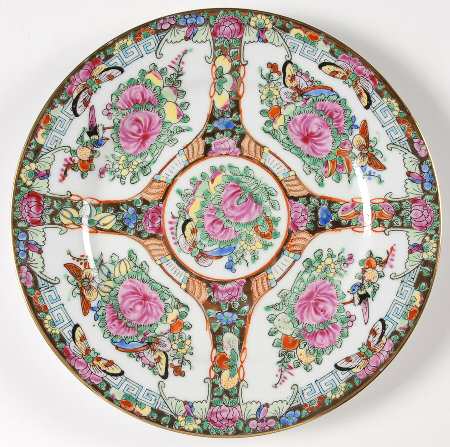 Rose Medallion (No People) Salad Plate