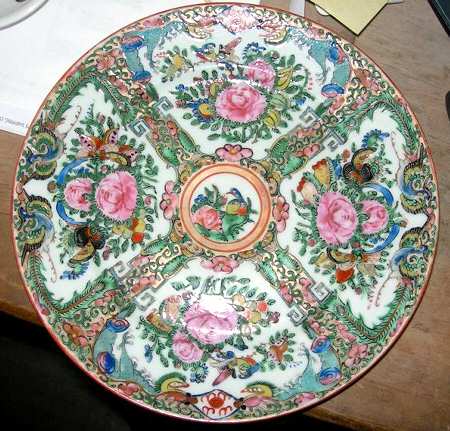 Rose Medallion (No People) Salad Plate