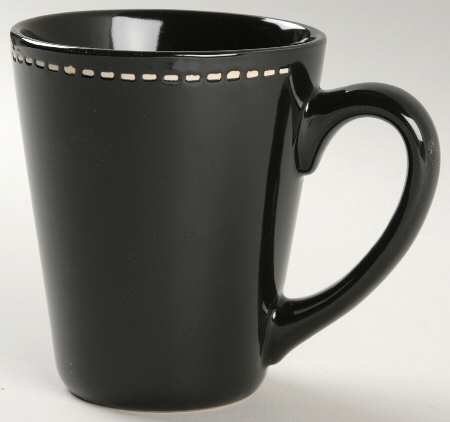 Stitch Black Mug by Cuisinart Dinnerware