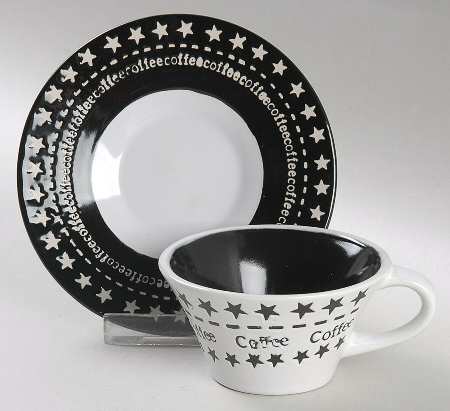 Madison Cafe Flat Demitasse Cup & Saucer Set