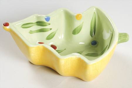Holiday Quilt Figural Fruit/Dessert Bowl