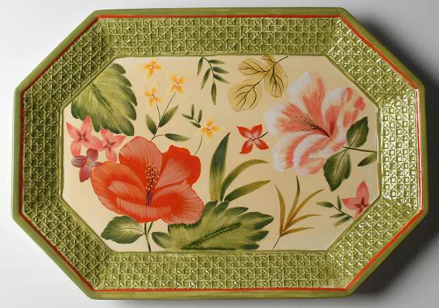 Tahiti 20" Octagonal Serving Platter