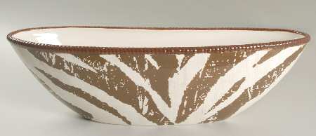 Safari 17" Oval Serving Bowl