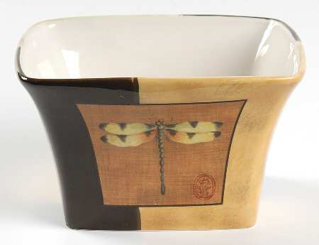Golden Orchids Individual Ice Cream Dish by Certified International