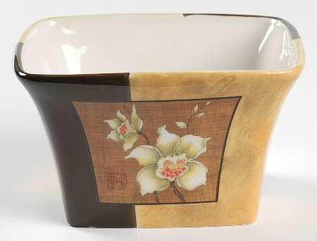 Golden Orchids Individual Ice Cream Dish by Certified International