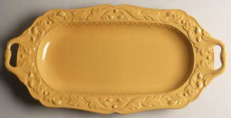 Firenze Gold 22" Fish Platter