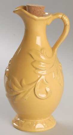 Firenze Gold Oil Jar & Cork Stopper