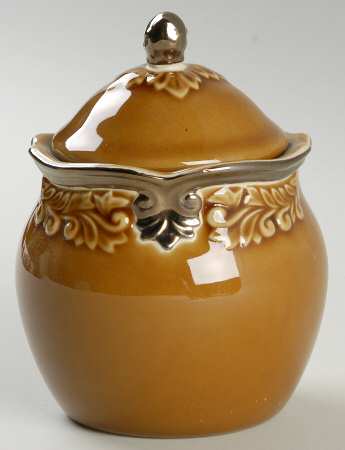 Regency Gold Sugar Bowl & Lid
