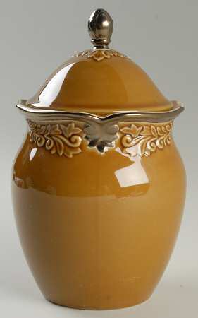 Regency Gold Small Canister & Lid