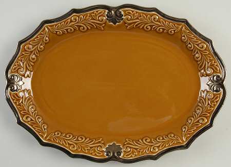 Regency Gold 18" Oval Serving Platter