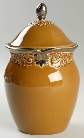 Regency Gold Medium Canister & Lid