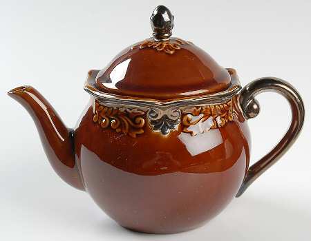Regency Brown Teapot & Lid