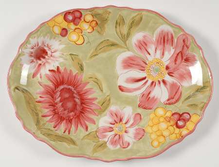 Primavera 18" Oval Serving Platter